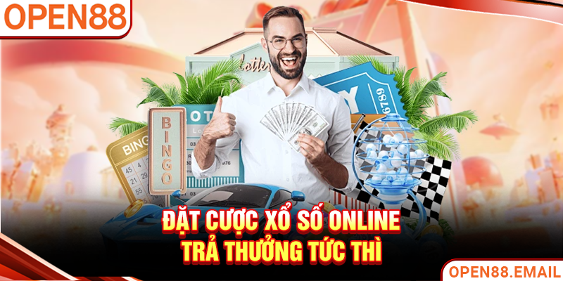 Đặt cược xổ số online, trả thưởng tức thì